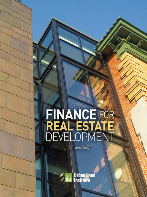 Title details for Finance for Real Estate Development by Charles Long - Available